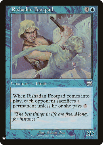 Rishadan Footpad (LIST-094) - The List、Wizards of the Coast、kayou