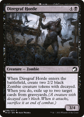 Diregraf Horde (LIST-096/277) - The List、Wizards of the Coast、kayou