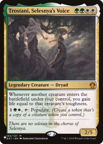 Trostani, Selesnya's Voice (LIST-102/127) - The List、Wizards of the Coast、kayou