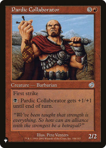 Pardic Collaborator (LIST-106/143) - The List、Wizards of the Coast、kayou