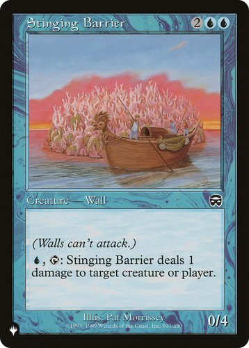 Stinging Barrier (LIST-107/350) - The List、Wizards of the Coast、kayou
