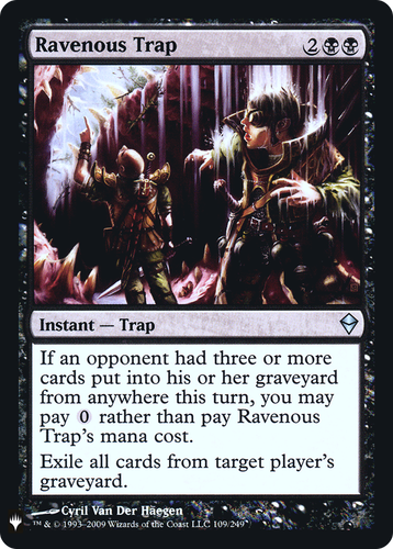 Ravenous Trap (LIST-109) - The List Foil、Wizards of the Coast、kayou