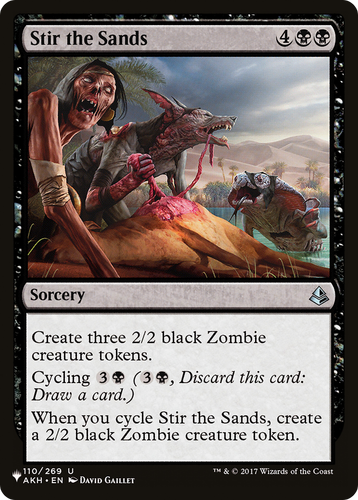 Stir the Sands (LIST-110/269) - The List、Wizards of the Coast、kayou