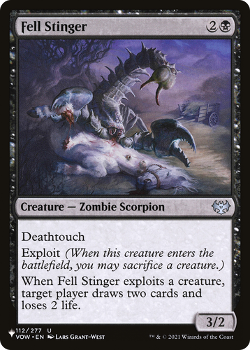 Fell Stinger (LIST-112/277) - The List、Wizards of the Coast、kayou