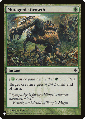 Mutagenic Growth (LIST-116/175) - The List、Wizards of the Coast、kayou