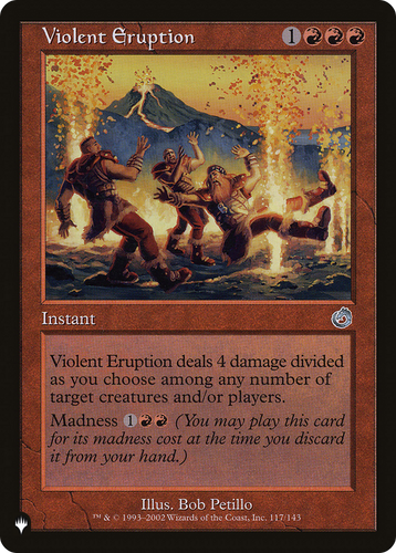 Violent Eruption (LIST-117/143) - The List、Wizards of the Coast、kayou