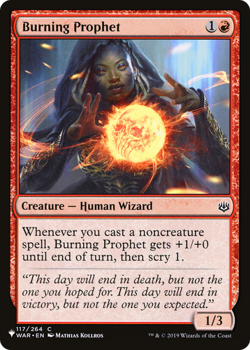 Burning Prophet (LIST-117/264) - The List、Wizards of the Coast、kayou