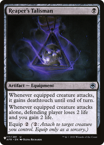 Reaper's Talisman (LIST-117/281) - The List、Wizards of the Coast、kayou
