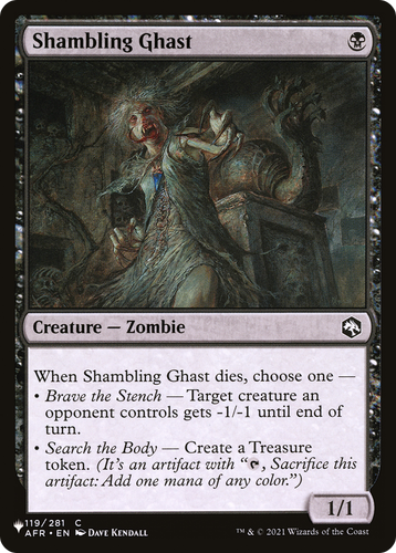 Shambling Ghast (LIST-119/281) - The List、Wizards of the Coast、kayou