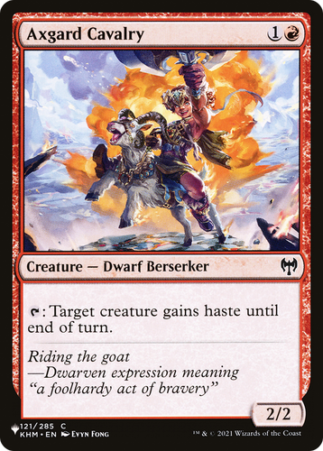 Axgard Cavalry (LIST-121/285) - The List、Wizards of the Coast、kayou