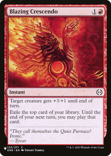 Blazing Crescendo (LIST-123/271) - The List、Wizards of the Coast、kayou