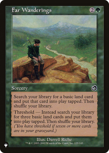 Far Wanderings (LIST-125/143) - The List、Wizards of the Coast、kayou