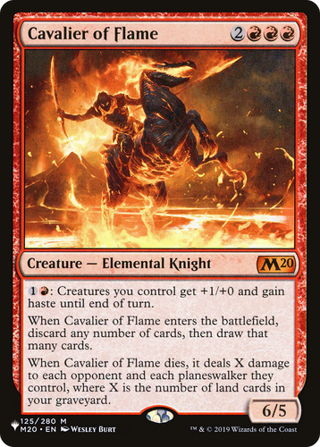 Cavalier of Flame (LIST-125/280) - The List、Wizards of the Coast、kayou