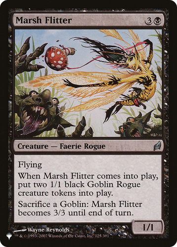 Marsh Flitter (LIST-125/301) - The List、Wizards of the Coast、kayou