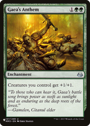 Gaea's Anthem (MM3) (LIST-127/249) - The List、Wizards of the Coast、kayou