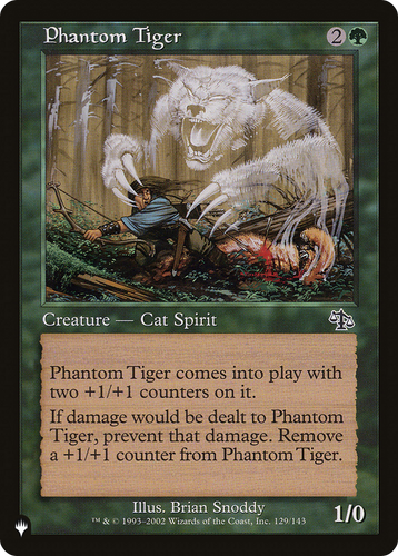 Phantom Tiger (LIST-129/143) - The List、Wizards of the Coast、kayou