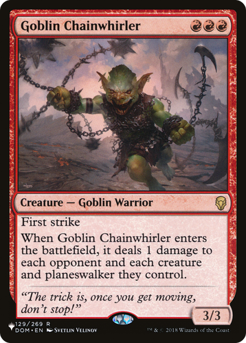 Goblin Chainwhirler (LIST-129/269) - The List、Wizards of the Coast、kayou