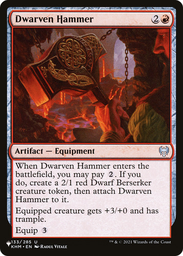 Dwarven Hammer (LIST-133/285) - The List、Wizards of the Coast、kayou