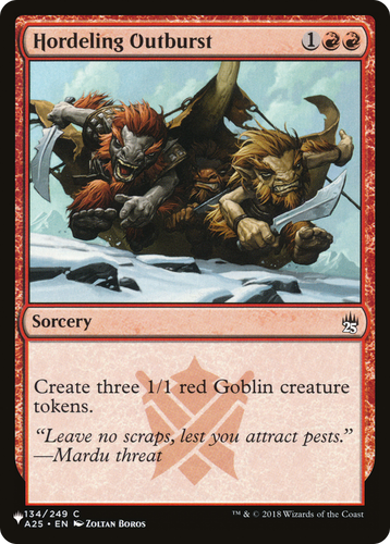 Hordeling Outburst (LIST-134/249) - The List、Wizards of the Coast、kayou