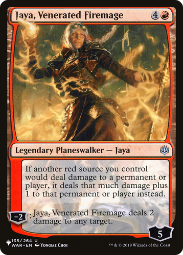 Jaya, Venerated Firemage (LIST-135/264) - The List、Wizards of the Coast、kayou