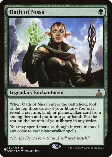 Oath of Nissa (LIST-140/184) - The List、Wizards of the Coast、kayou