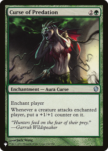 Curse of Predation (LIST-140/356) - The List、Wizards of the Coast、kayou