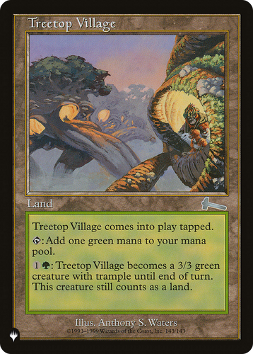 Treetop Village (LIST-143/143) - The List、Wizards of the Coast、kayou