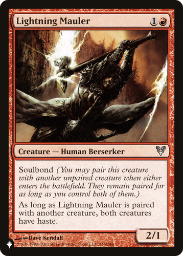 Lightning Mauler (LIST-144/244) - The List、Wizards of the Coast、kayou