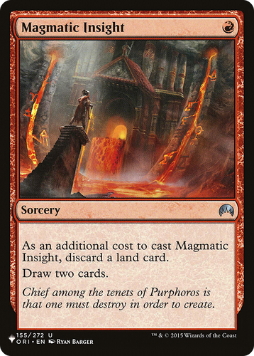 Magmatic Insight (LIST-155/272) - The List、Wizards of the Coast、kayou