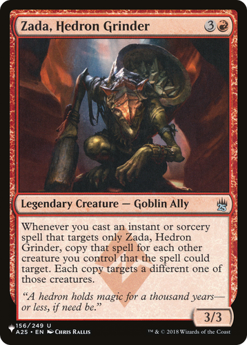 Zada, Hedron Grinder (LIST-156/249) - The List、Wizards of the Coast、kayou