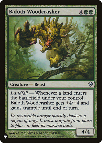 Baloth Woodcrasher (LIST-157/249) - The List、Wizards of the Coast、kayou