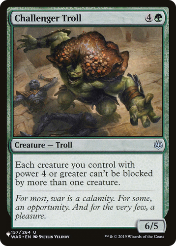 Challenger Troll (LIST-157/264) - The List、Wizards of the Coast、kayou