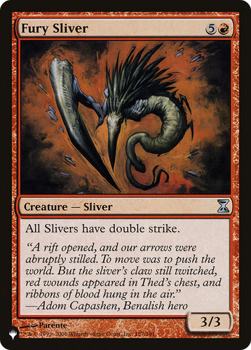 Fury Sliver (LIST-157/301) - The List、Wizards of the Coast、kayou