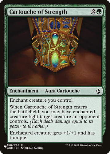 Cartouche of Strength (LIST-158/269) - The List、Wizards of the Coast、kayou