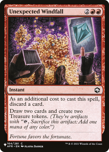 Unexpected Windfall (LIST-164/281) - The List、Wizards of the Coast、kayou