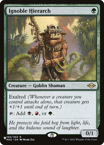 Ignoble Hierarch (LIST-166/303) - The List、Wizards of the Coast、kayou