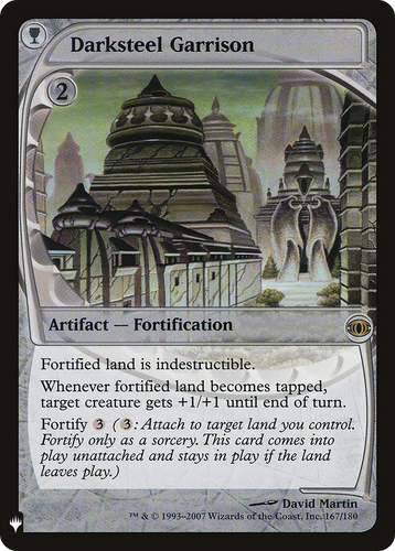Darksteel Garrison (LIST-167/180) - The List、Wizards of the Coast、kayou