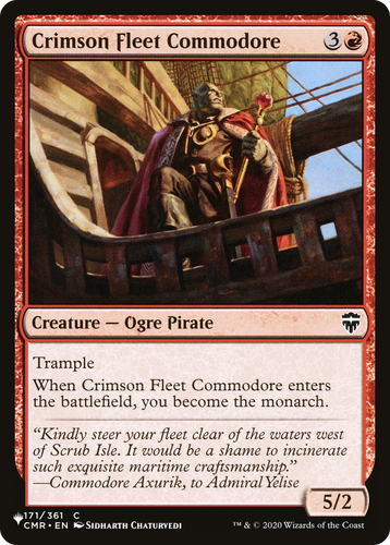 Crimson Fleet Commodore (LIST-171/361) - The List、Wizards of the Coast、kayou
