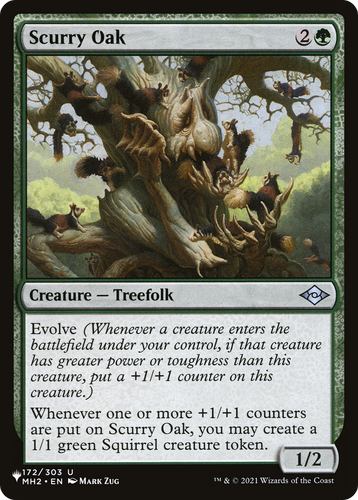 Scurry Oak (LIST-172/303) - The List、Wizards of the Coast、kayou