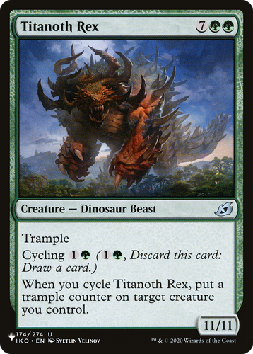 Titanoth Rex (LIST-174/274) - The List、Wizards of the Coast、kayou