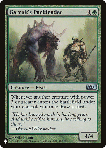 Garruk's Packleader (LIST-177/249) - The List、Wizards of the Coast、kayou