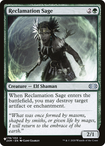Reclamation Sage (2XM) (LIST-178/332) - The List、Wizards of the Coast、kayou