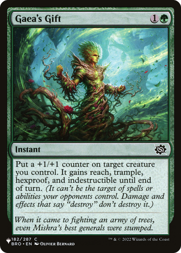 Gaea's Gift (LIST-182/012) - The List、Wizards of the Coast、kayou