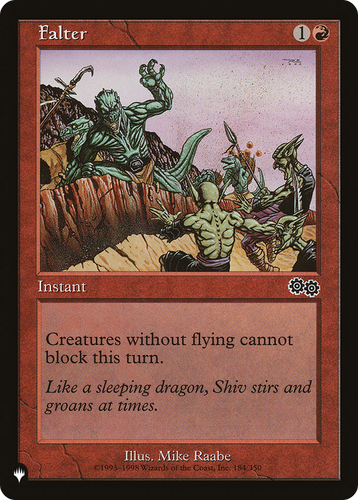 Falter (LIST-184/350) - The List、Wizards of the Coast、kayou