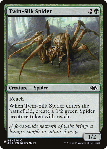 Twin-Silk Spider (LIST-188/254) - The List、Wizards of the Coast、kayou