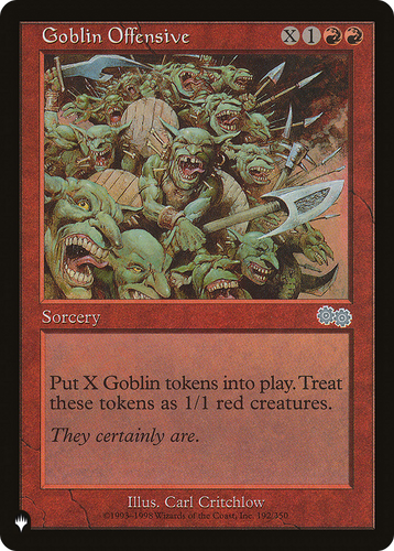 Goblin Offensive (LIST-192/350) - The List、Wizards of the Coast、kayou
