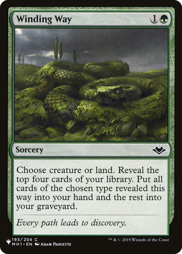 Winding Way (LIST-193/254) - The List、Wizards of the Coast、kayou