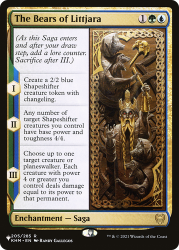 The Bears of Littjara (LIST-205/285) - The List、Wizards of the Coast、kayou