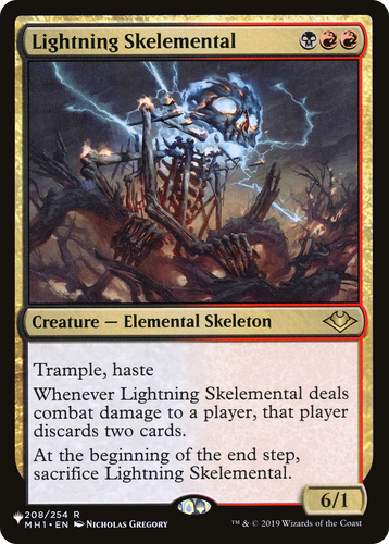 Lightning Skelemental (LIST-208/254) - The List、Wizards of the Coast、kayou