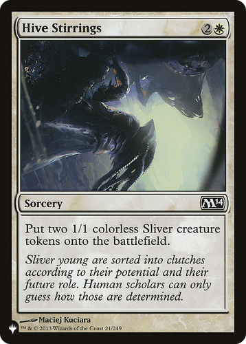 Hive Stirrings (LIST-21/249) - The List、Wizards of the Coast、kayou